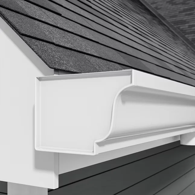 Amerimax Aluminium K Style (Left) (5- x 1-ft) End Cap