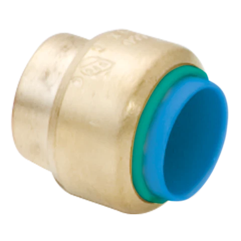 Eastman 1/2 . Geel koper Push-Fit End Cap