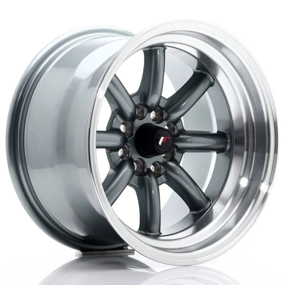 Japan Racing JR-19 15x9" 4x100/108 ET-13, Gunmetal