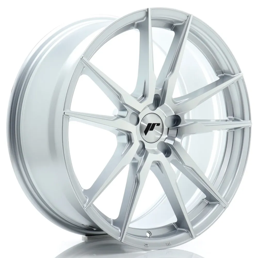Japan Racing JR-21 20x8.5" (5 hole custom PCD) ET20-45, Machined Zilver