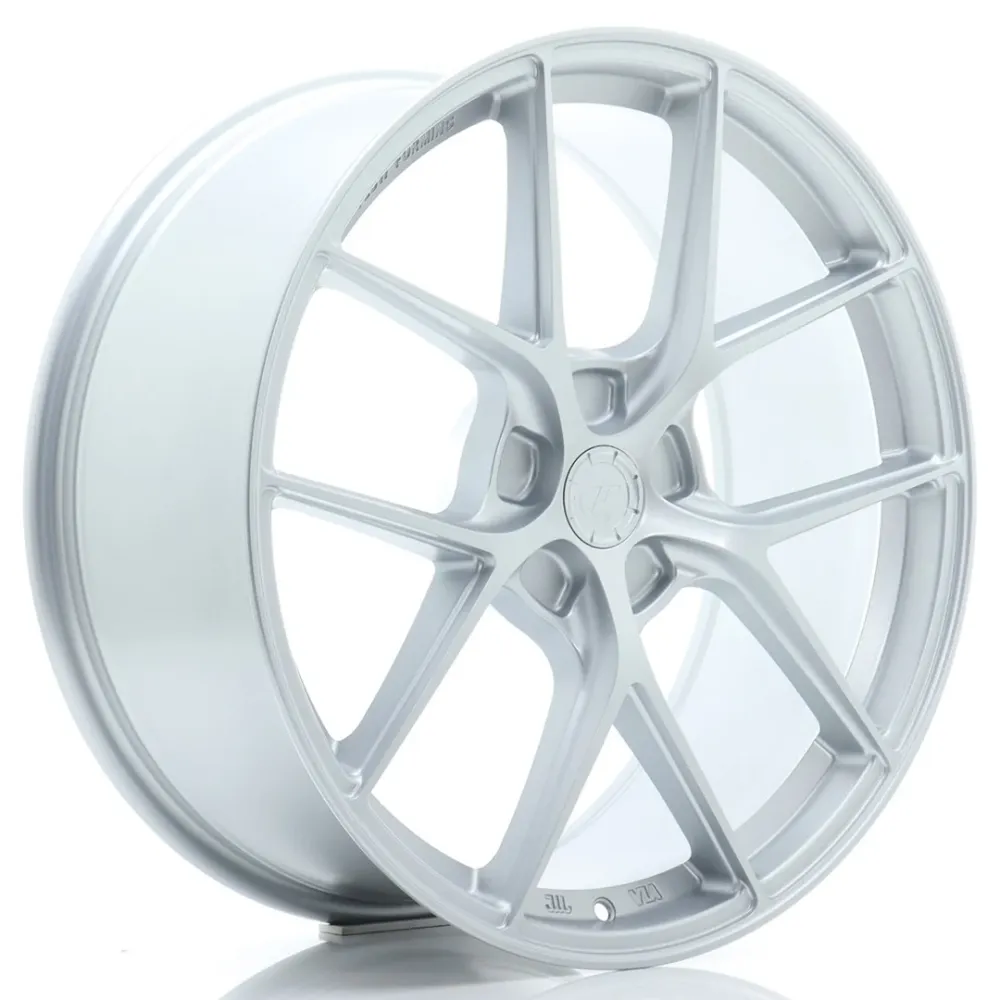 Japan Racing SL-01 Super Light 20x8" (5 hole custom PCD) ET20-40, Machined Platinagrijs