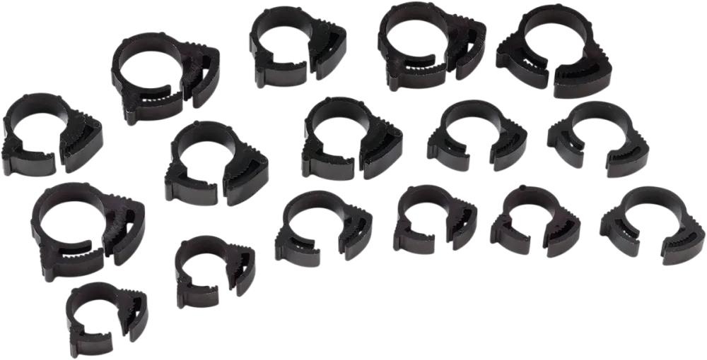 MOOSE RACING HARD-PARTS NYLON RATCHET CLAMPS CLAMPS POLYAMIDE RATCHET 16PC
