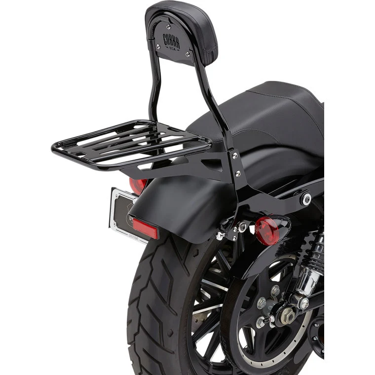 Respaldo Desmontable Para Harley-Davidson Sportster Zwart Detachable Backrest