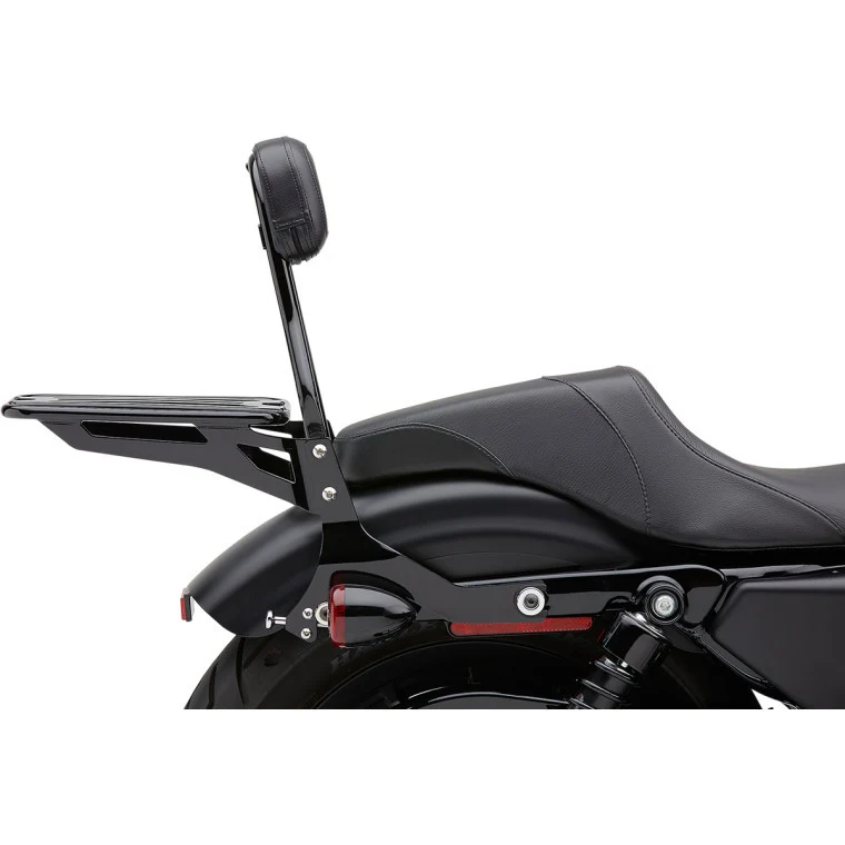 Respaldo Desmontable Para Harley-Davidson Sportster Zwart Detachable Backrest