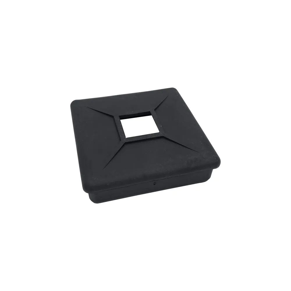 4" Square Natuurrubber Bumper Plug End Cap Cover RV Camper Trailer