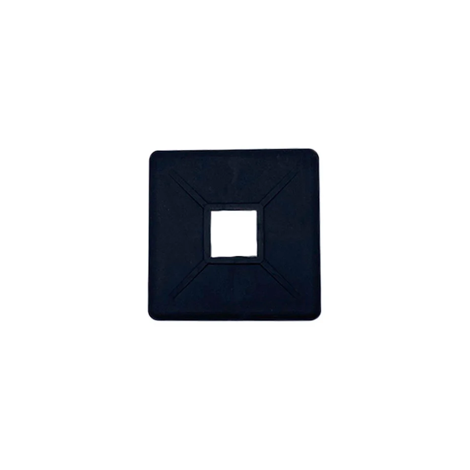 4" Square Natuurrubber Bumper Plug End Cap Cover RV Camper Trailer