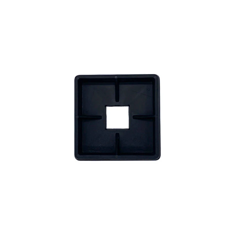 4" Square Natuurrubber Bumper Plug End Cap Cover RV Camper Trailer