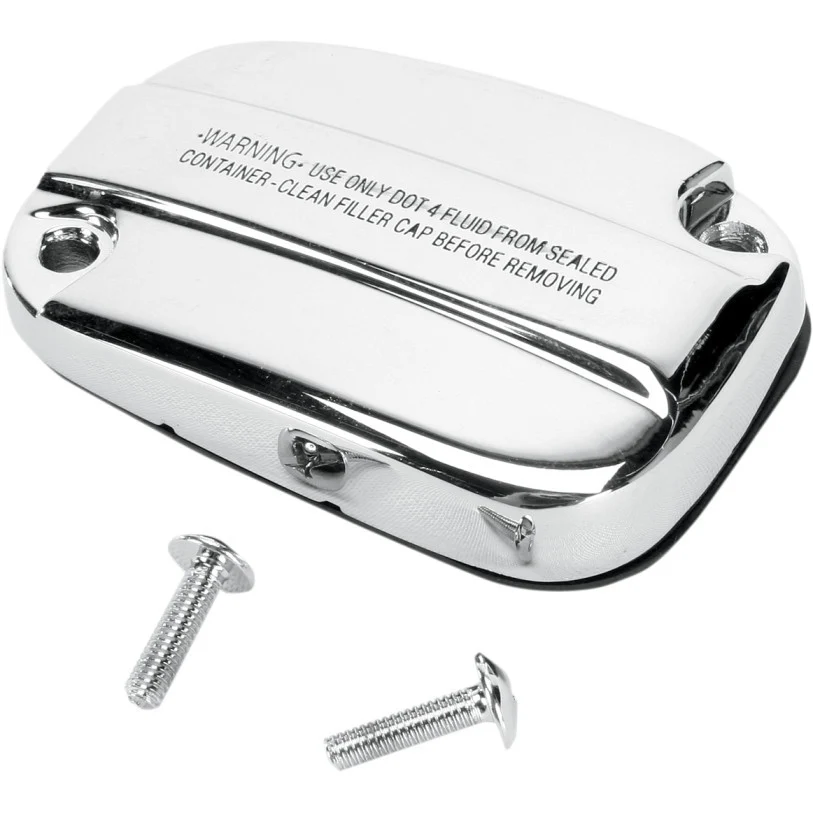 Tapa Bomba Freno Delantero Para Harley-Davidson® Touring '08-Up Metaalglans Cover