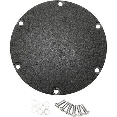 Tapa Embrague Para Harley-Davidson® Sportster® '04-Up Derby Cover Wrinkle Zwart