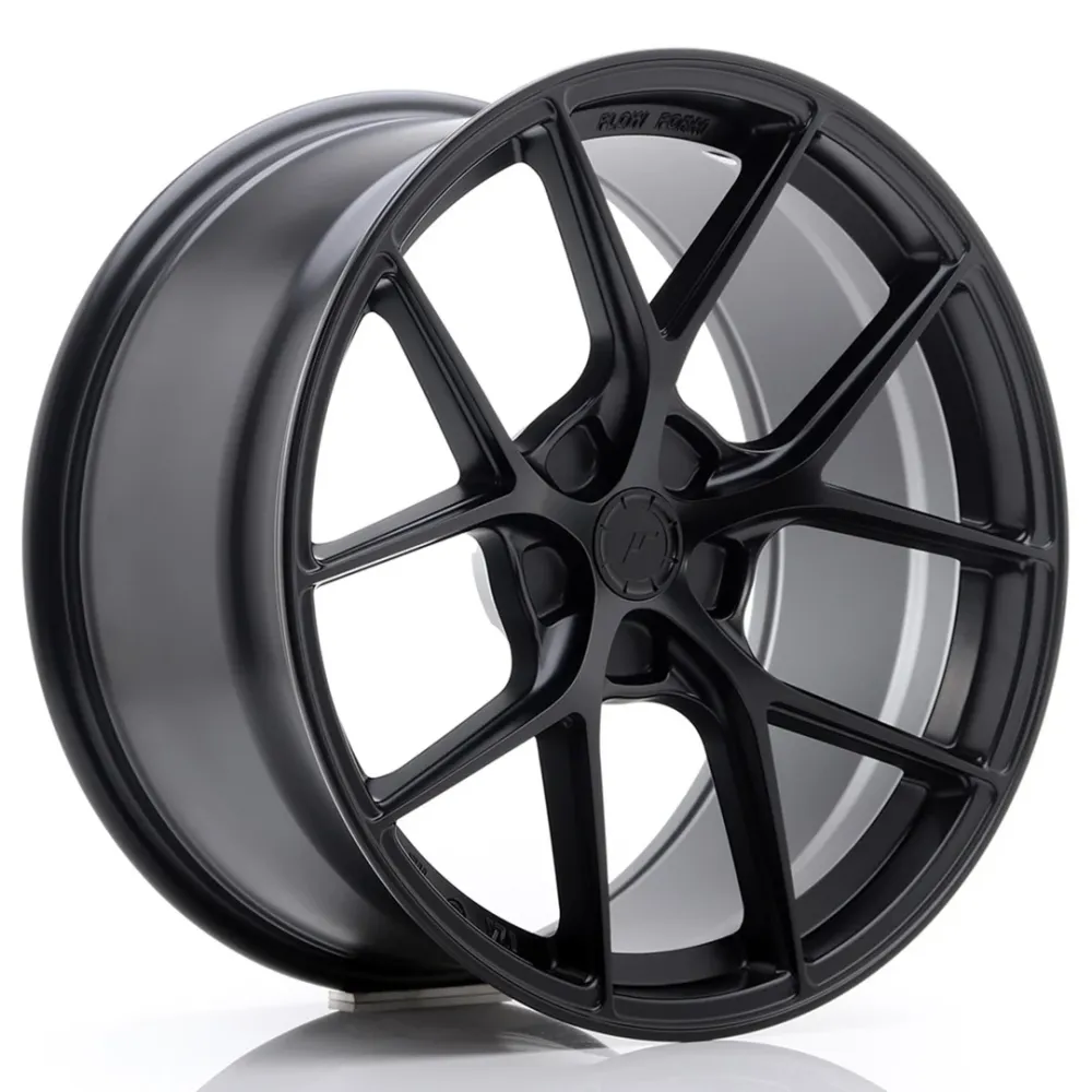 Waterdicht Japan Racing SL-01 Super Light 19x9" (5 hole custom PCD) ET20-35, Flat Zwart