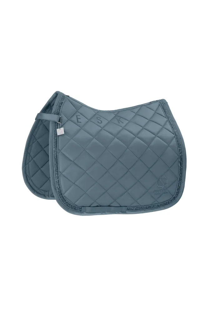 Classic Sports SS25 Glad Jewel Dressage Saddle Pad steel blue F