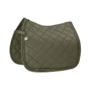 Classic Sports SS25 Glossy Jewel Dressage Saddle Pad dusty olive P
