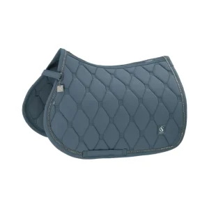 Classic Sports SS25 Softshell Crystal All Purpose Saddle Pad steel zeeblauw F