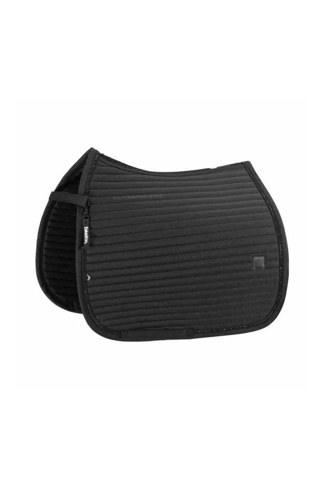 Dynamics AW25 Sparkle Crystal Dressage Saddle Pad Zwart F