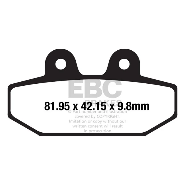 Ebc, V-Pad Brake Pad Set Rear Harley-Davidson