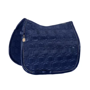 Heritage AW24 Satijn Crystal Dressage Saddle Pad True Blue F