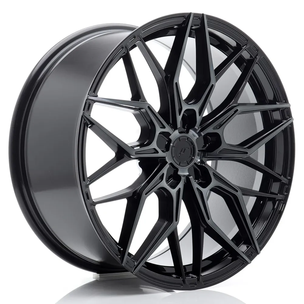 Japan Racing JR-46 19x9" (5 hole custom PCD) ET20-51, Gloss Black, Gekleurd Face