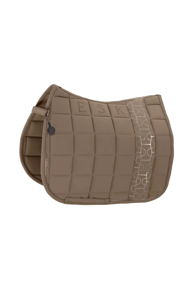 Platinum 25 Big Square Softshell Dressage Saddle Pad Smoky Taupe F