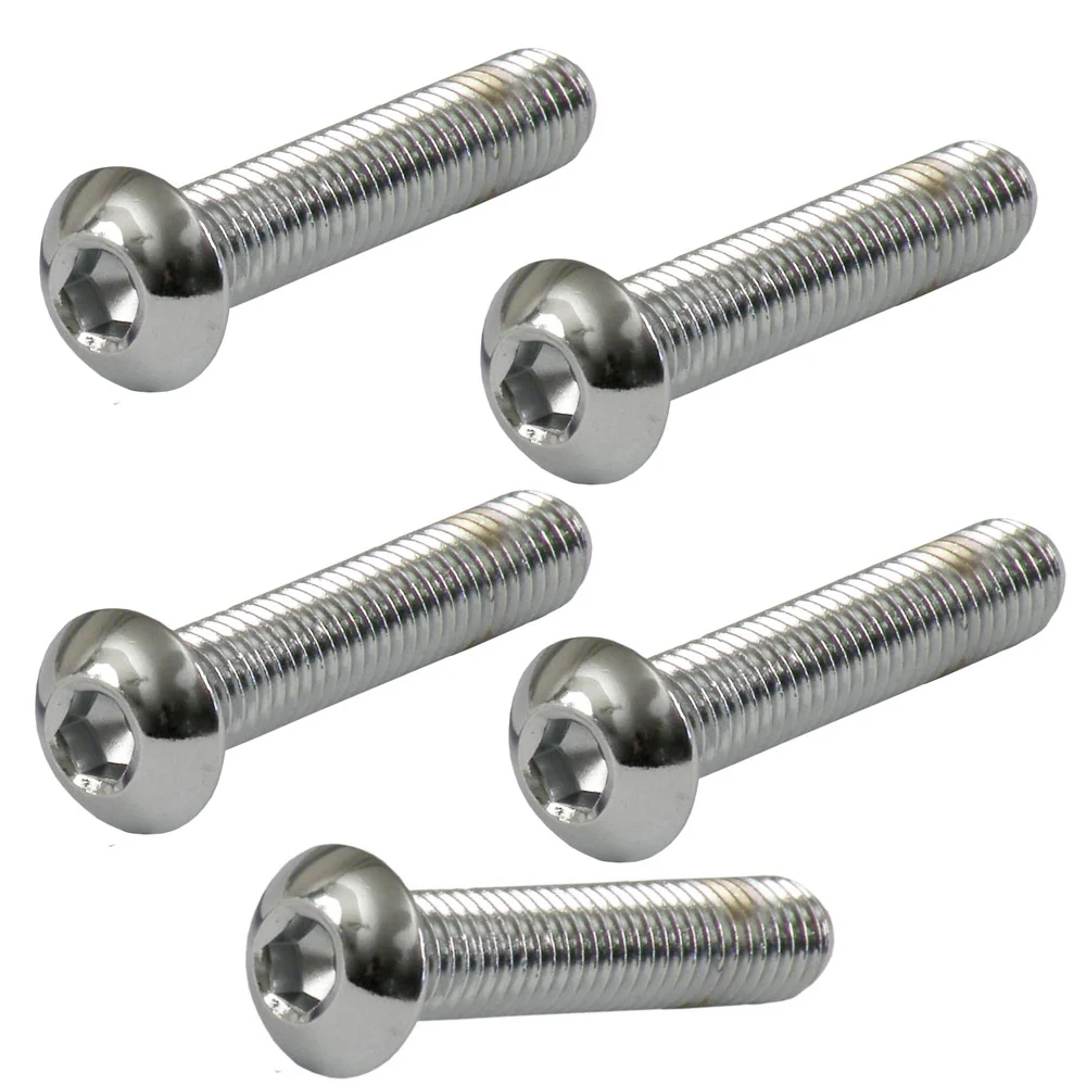 5 Tornillo Para Harley-Davidson V-Rod Screw M6 x 1 x 8.0 Allen Button Head 4608MA
