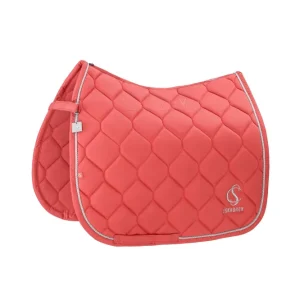 Traditioneel Sports SS25 Sparkle Dressage Saddle Pad coral blossom P