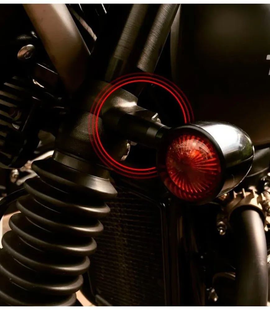 Turn Signal Mounts Front Triumph Koolzwart - 10 mm