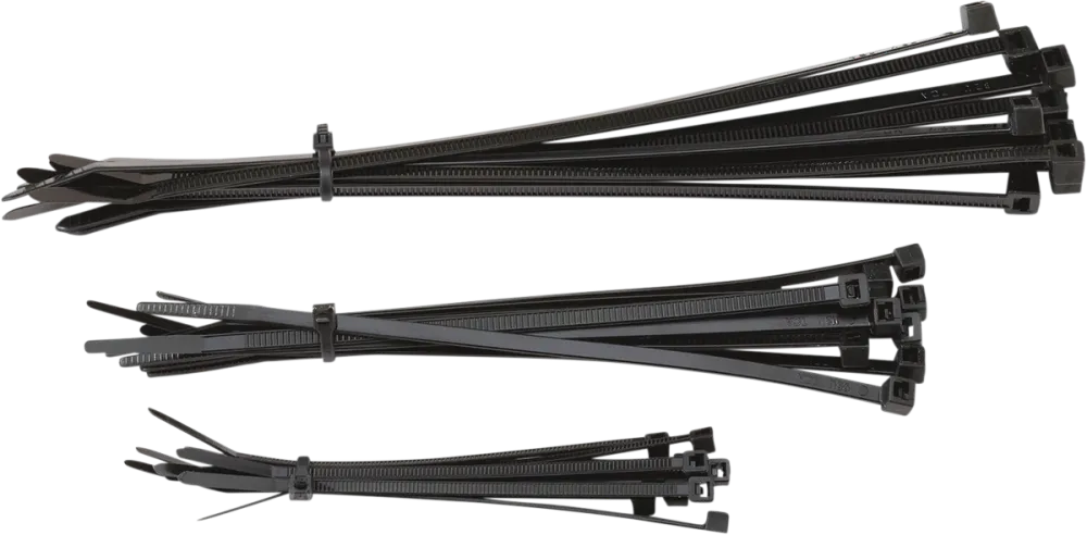 MOOSE RACING HARD-PARTS CABLE TIES CABLE TIES MSE KOOLZWART 30PK