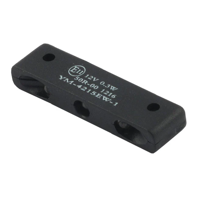 Luz De Matrícula Mini Led, Negra Para Harley-Davidson | Fire Retardant |