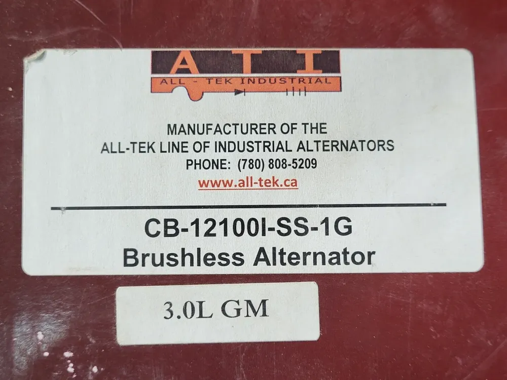 Brushless Alternator 12V, 100A, CB-12100-SS