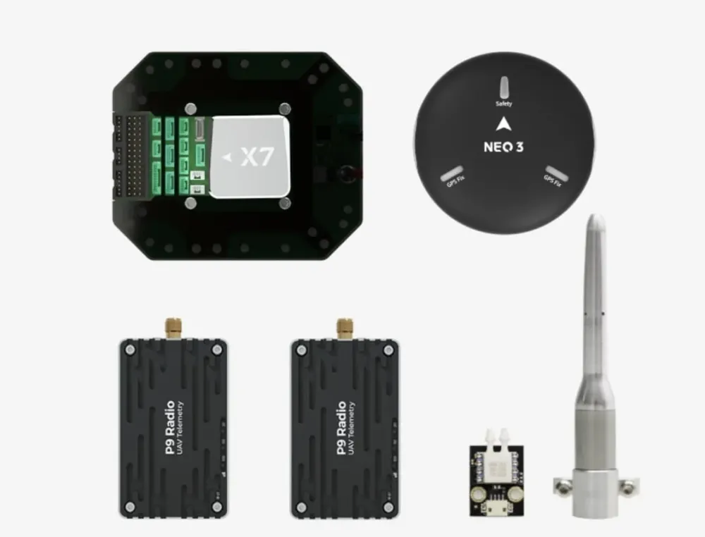 CUAV VTOL Kit Set X7 Core Carrier Board - NEO 3 GPS P9 Telemetry Radio Open Source Drone Flight Controller Pixhawk