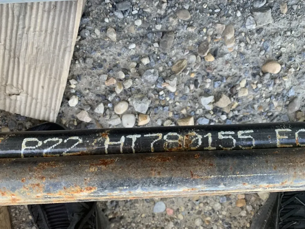 Elektrisch verstelbare 1" NPS, Schedule XS ASTM A335/ASME SA335 Gr. P22 Carbon Rvs Pipe, 18.75ft.