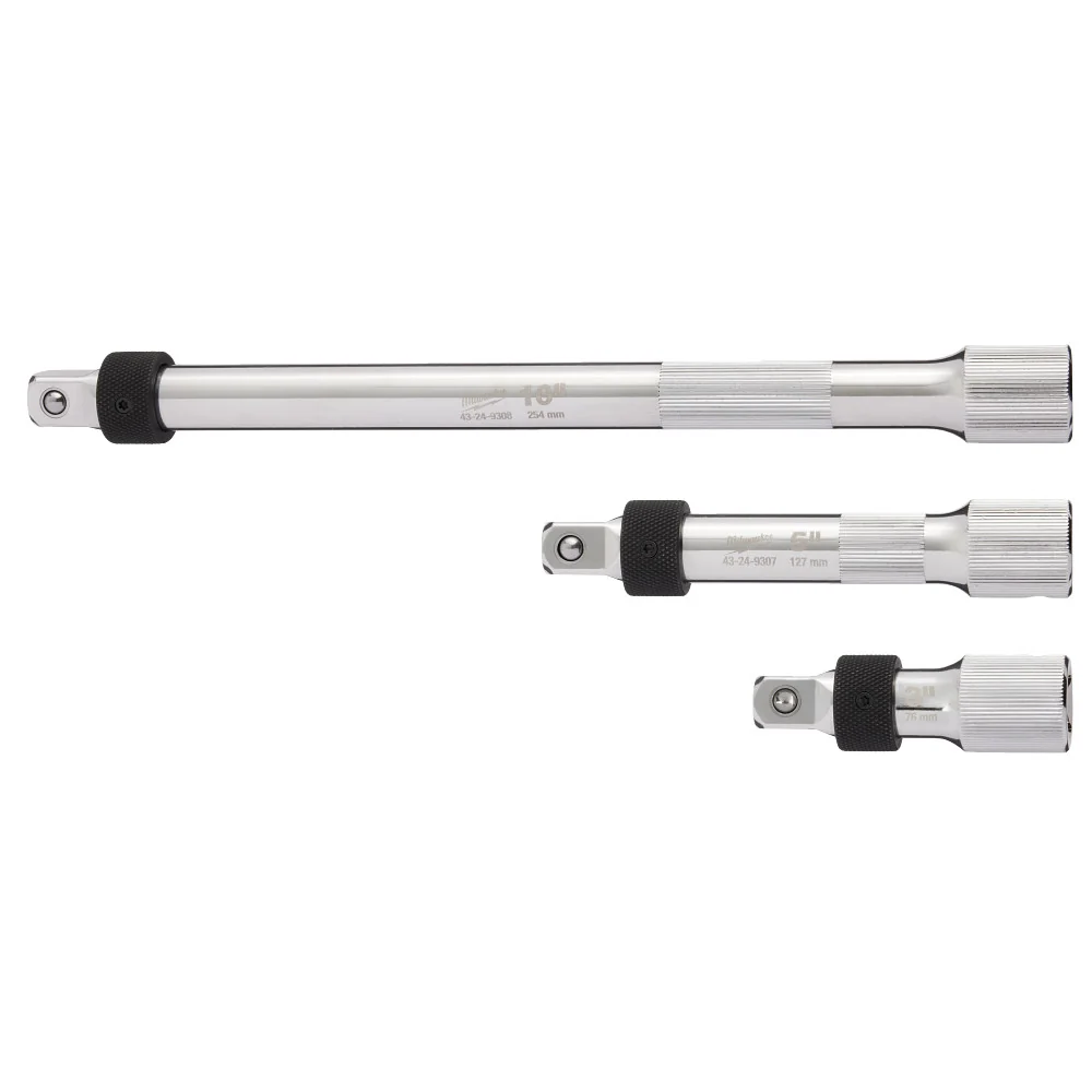 Milwaukee Tools 3pc 1/2in Dr Locking Extnsn Set 48-22-9362