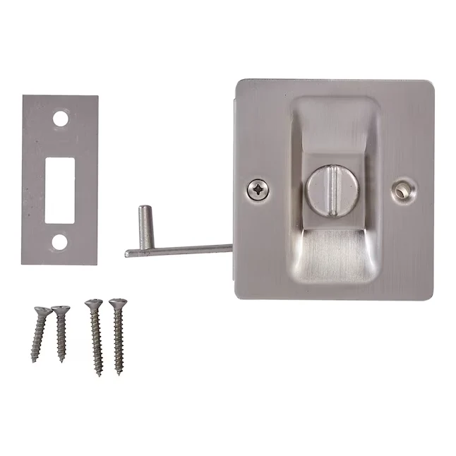 National Hardware 2.75- Satijn Nickel Pocket Door Pull