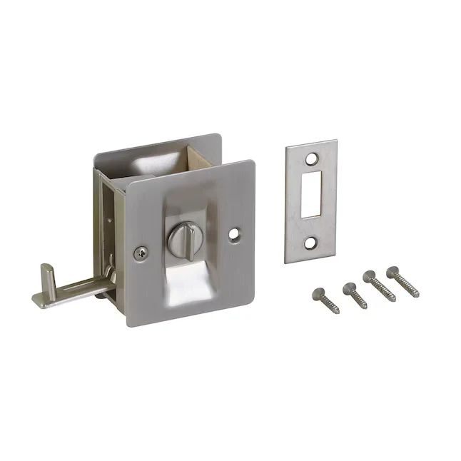 National Hardware 2.75- Satijn Nickel Pocket Door Pull