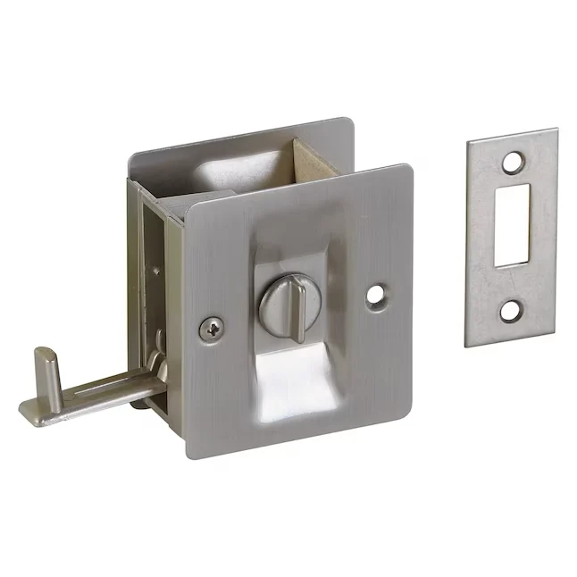National Hardware 2.75- Satijn Nickel Pocket Door Pull