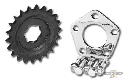 22 Teeth, Offset 8mm Transmission Sprocket 4-Speed Big Twin Harley-Davidson