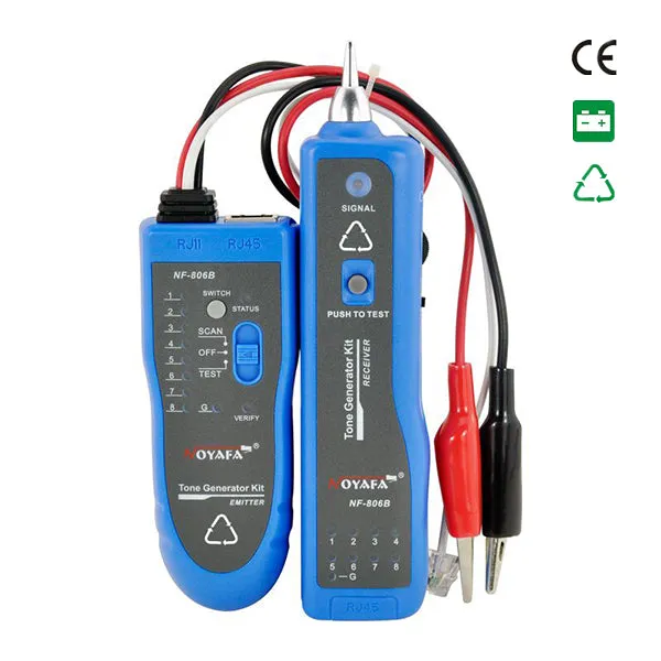 Zware Duty NOYAFA NF-806 Tracker filo per cavi RJ45 RJ11 e tracce di fili elettrici