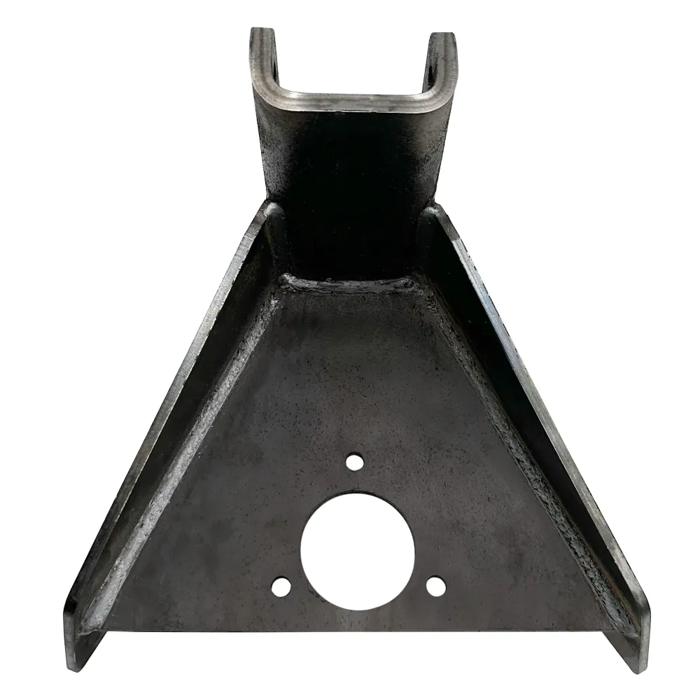 Adjustable Vertical Channel Weld On Tongue Adapter -Frame Trailers - up to 20,000 lbs, Fully Welded