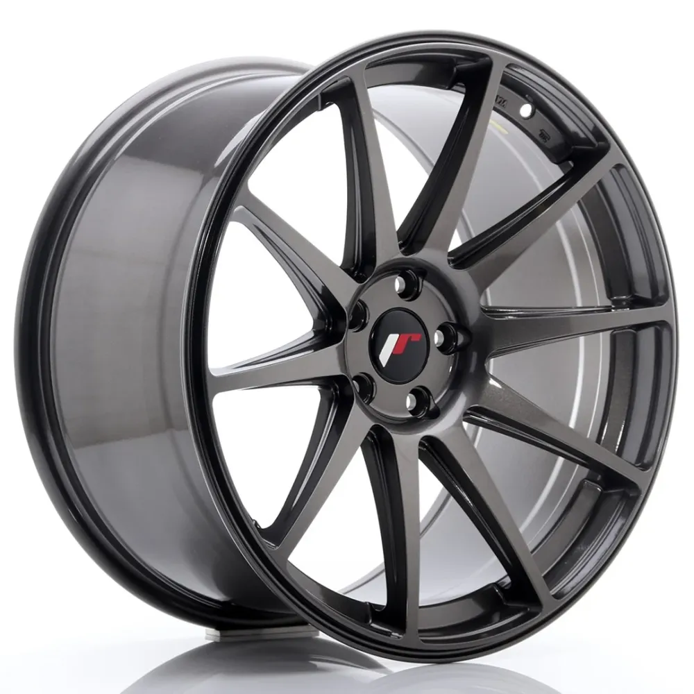 Japan Racing JR-11 Extreme Concave 20x10" 5x112 ET40, Hyper Asgrijs met Real-time Tracking