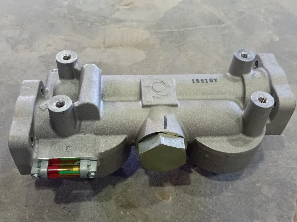 Dual Fuel Filter Head w/ 50psi Bypass P574958
