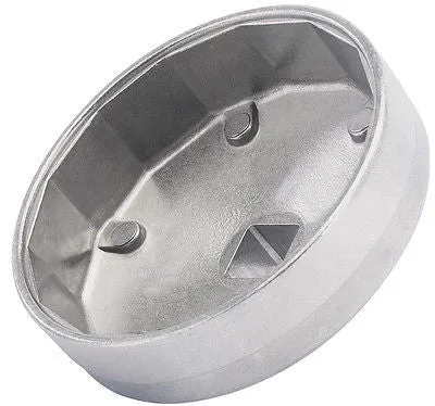 Llave Filtro Aceite Oil Filter Socket 74Mm 14 Flats Para Audi, BMW, GM, Rover, VW