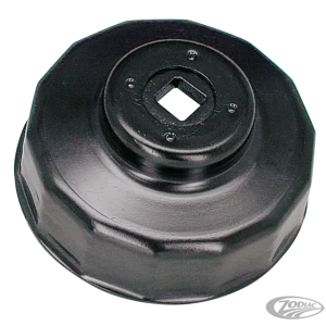 Socket oil filter wrench only Harley-Davidson mat zwart