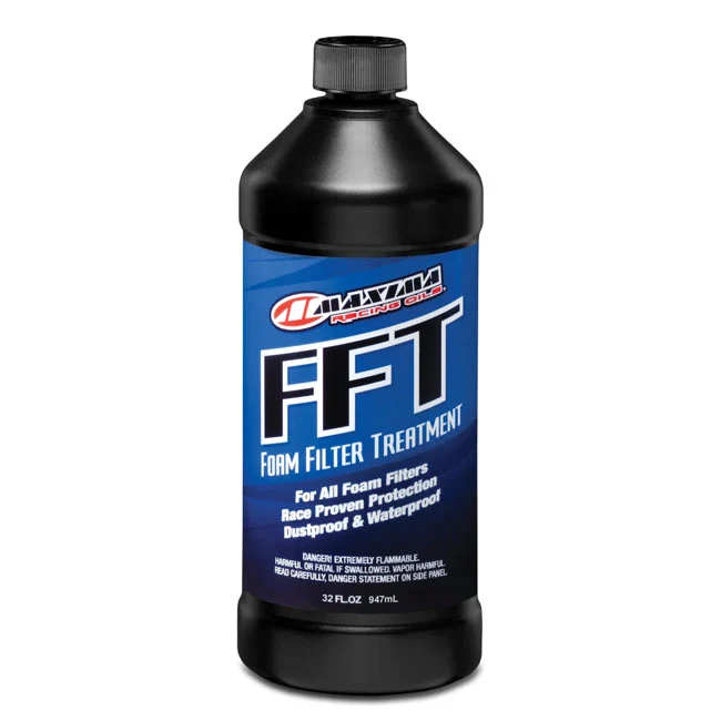 Verchroomde Maxima Racing Oils, Aceite Para Filtro De Aire De Espuma FFT Para Harley Davidson