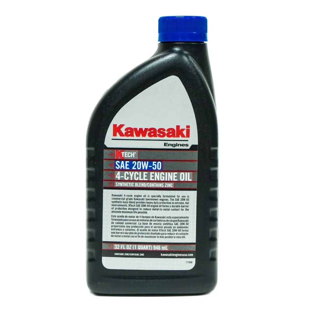 12PK Kawasaki 99969-6298 20W-50 Engine Oil 1 Qt. met API CK-4 Specificatie