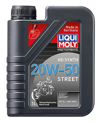 Aceite Sintetico Para Harley-Davidson® 20W50 Liqui-Moly Synth Hd 1L met Garantie