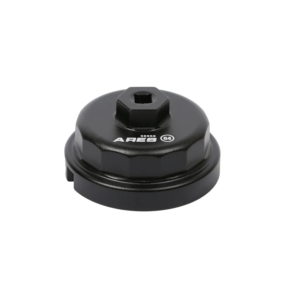 ARES 56056 - 64mm Zwart Oil Filter Wrench Toyota and Lexus V6 and V8 Engines