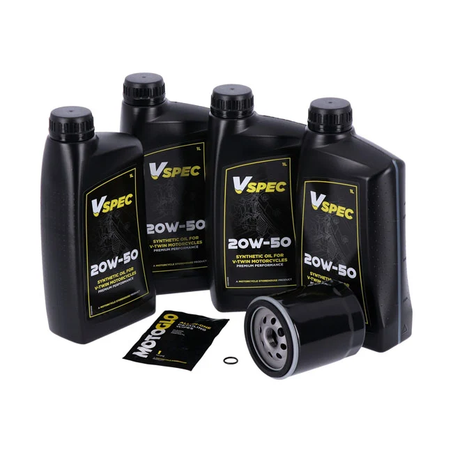 Kit Cambio Aceite Sintético 20W50 Para Harley-Davidson Touring Y Trike 5L Kan