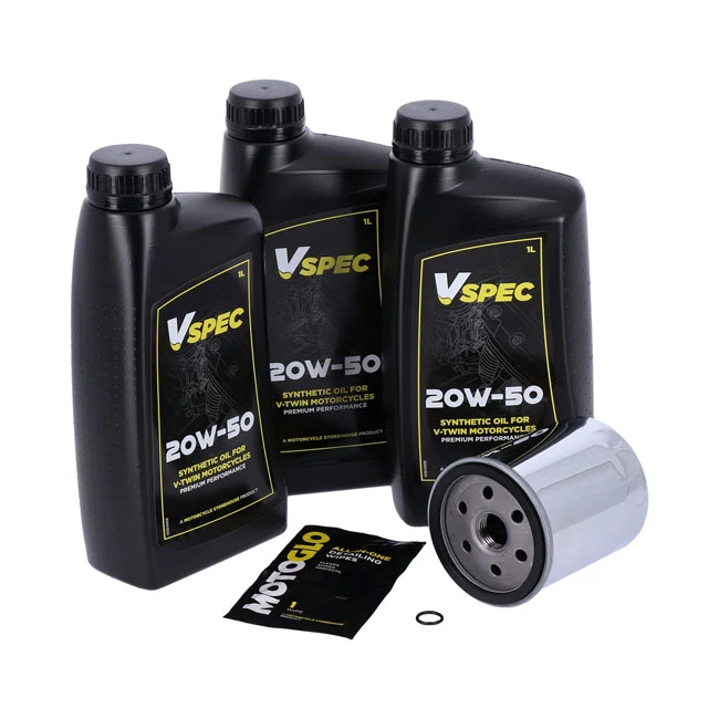 Kit Cambio Aceite Sintético 20W50 Para Harley-Davidson Softail Y XL ACEA E9 Goedgekeurd