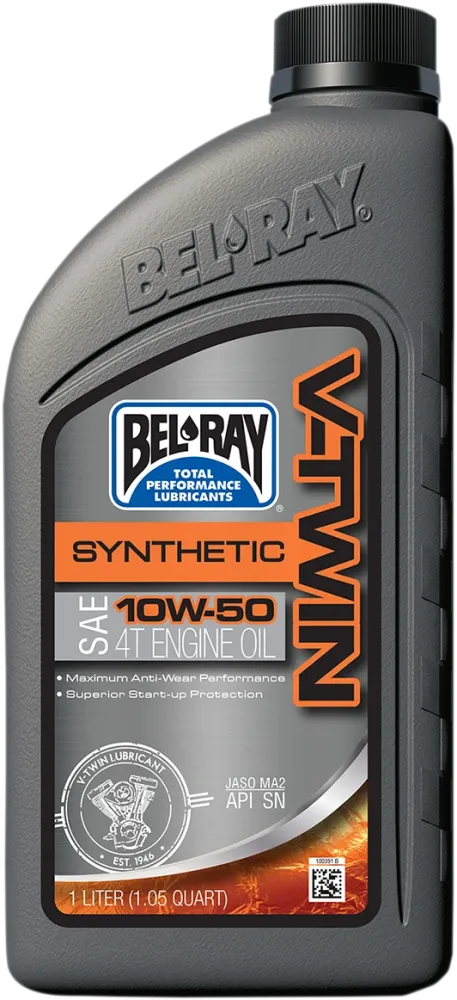Koel Aceite motor Bel-Ray V-Twin 10W-50 Sintetico 100% para Harley-Davidson