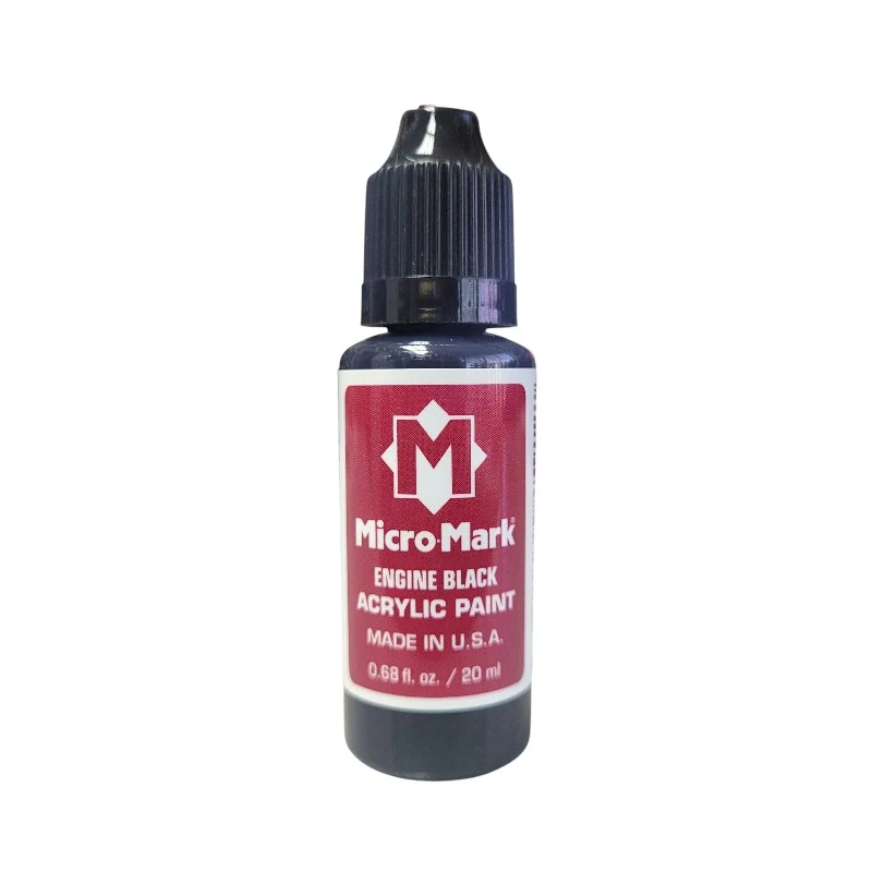 Micro-Mark Engine Ravenzwart Paint, 20ml