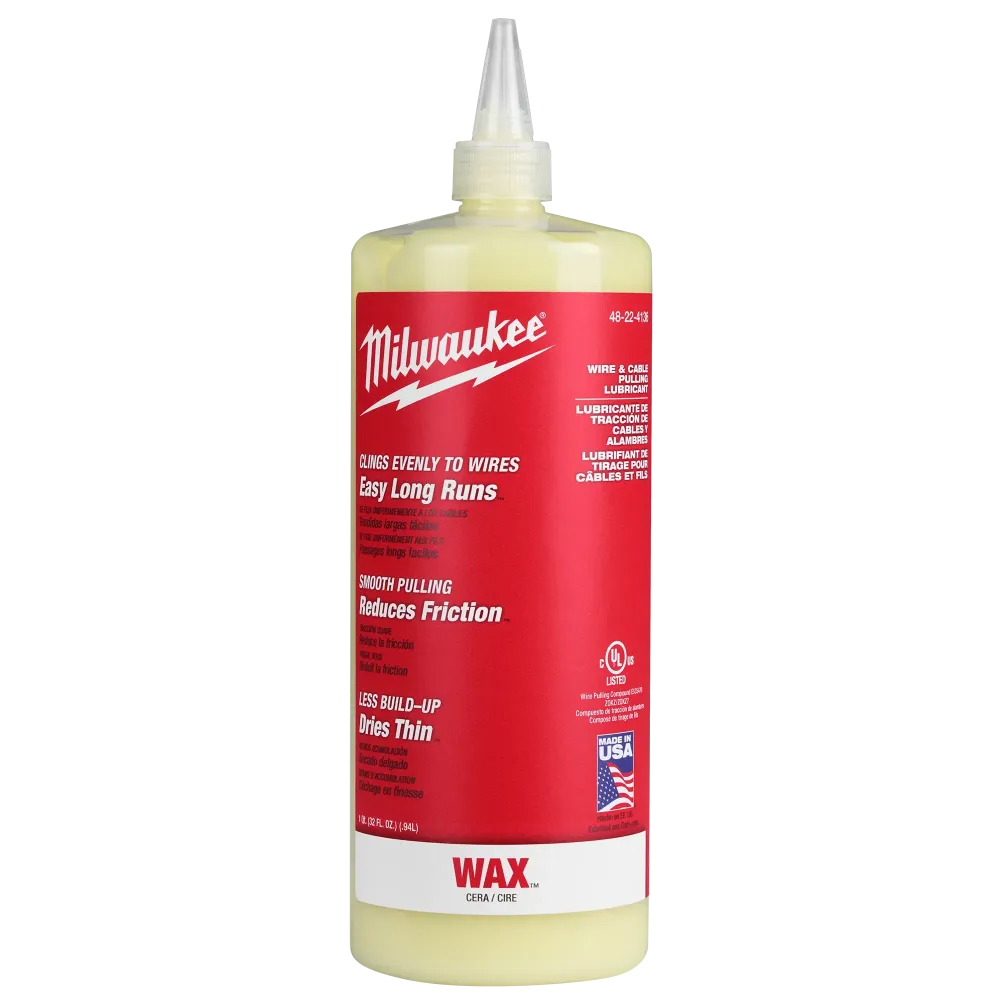 MILWAUKEE Wire & Cable Pulling Wax Lubricant voor Dieselmotoren